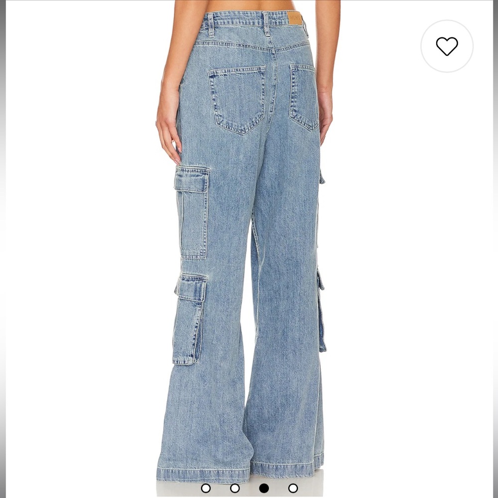 Show Me Your MuMu Cargo Jeans in Mountain Mist - 25 - Picture 3 of 12